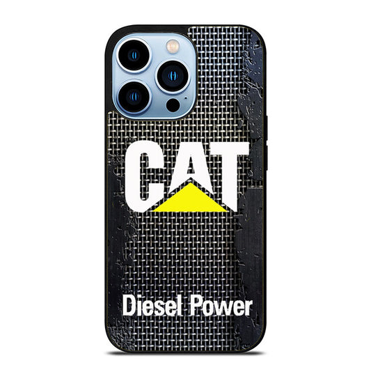 CAT Caterpillar Metal Texture iPhone 14 Pro Max Case