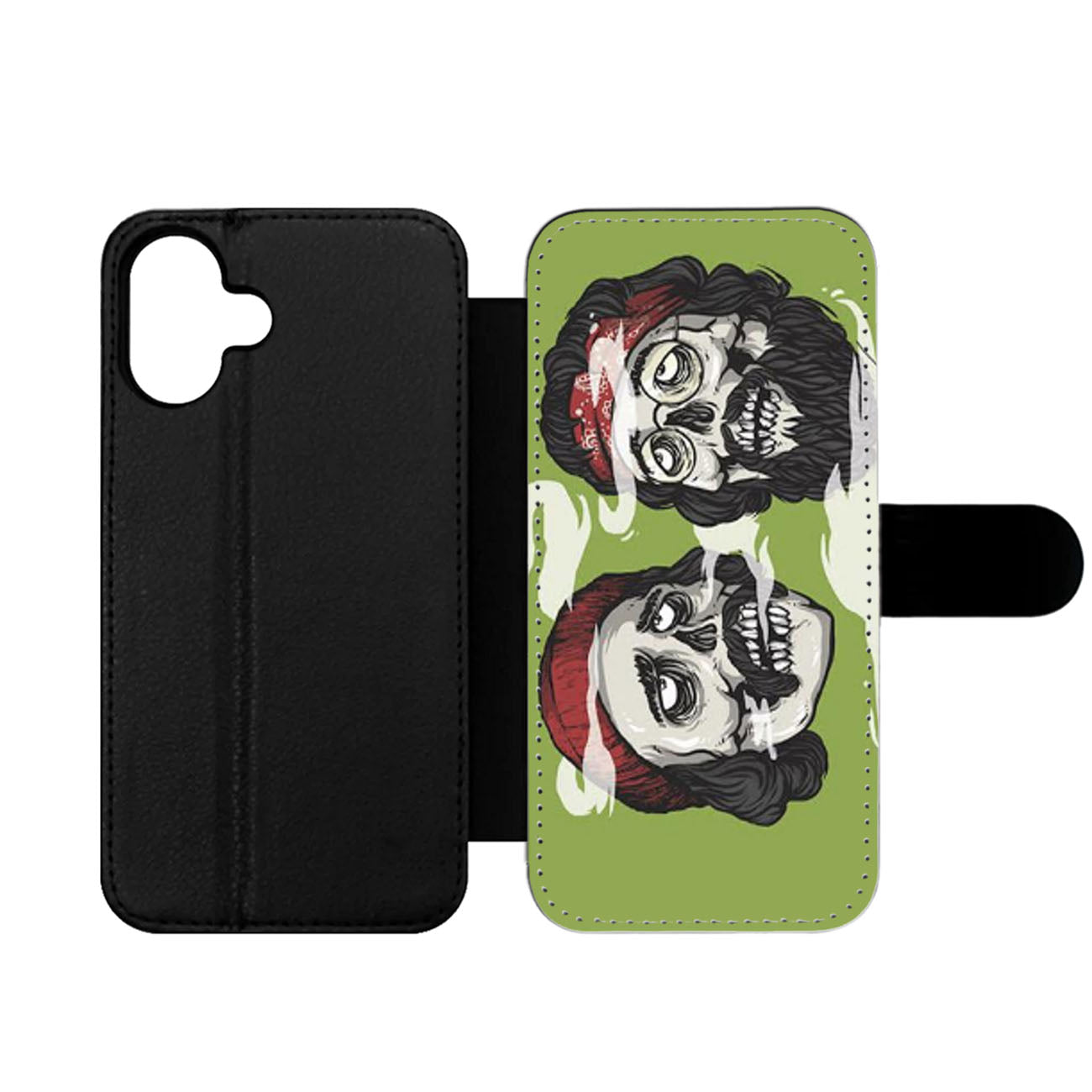 CHEECH AND CHONG SKULL Wallet iPhone Case
