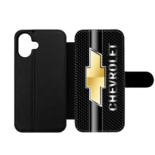 CHEVY CHEVROLET LOGO CARBON Wallet iPhone Case