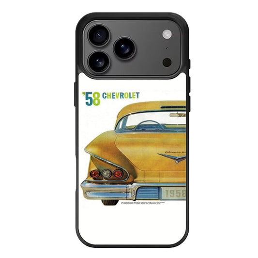 CHEVY CHEVROLET RETRO POSTER iPhone 17 Pro Max Case