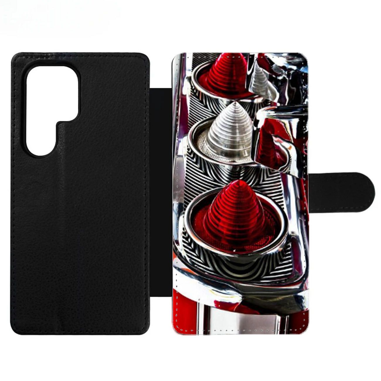 CHEVY RETRO CAR ROD LIGHT Wallet Samsung Case
