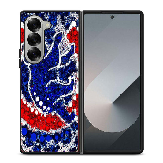 CHICAGO CUBS LOGO ART Samsung Z Fold 6 Case
