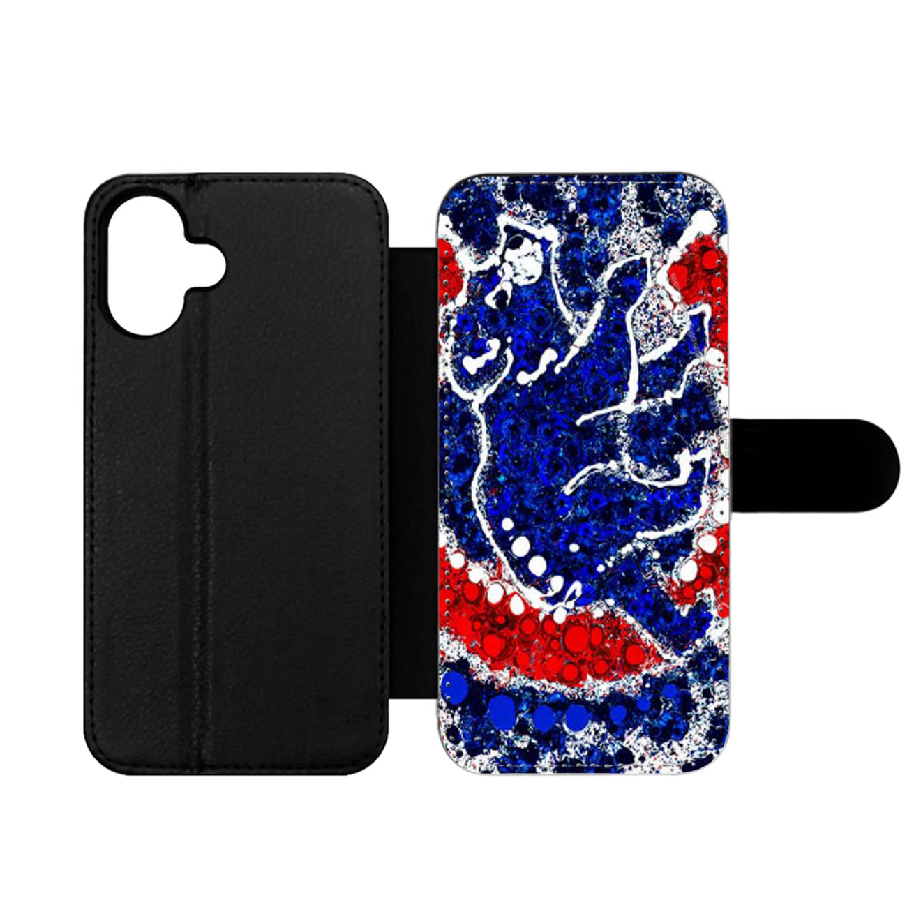 CHICAGO CUBS LOGO ART Wallet iPhone Case