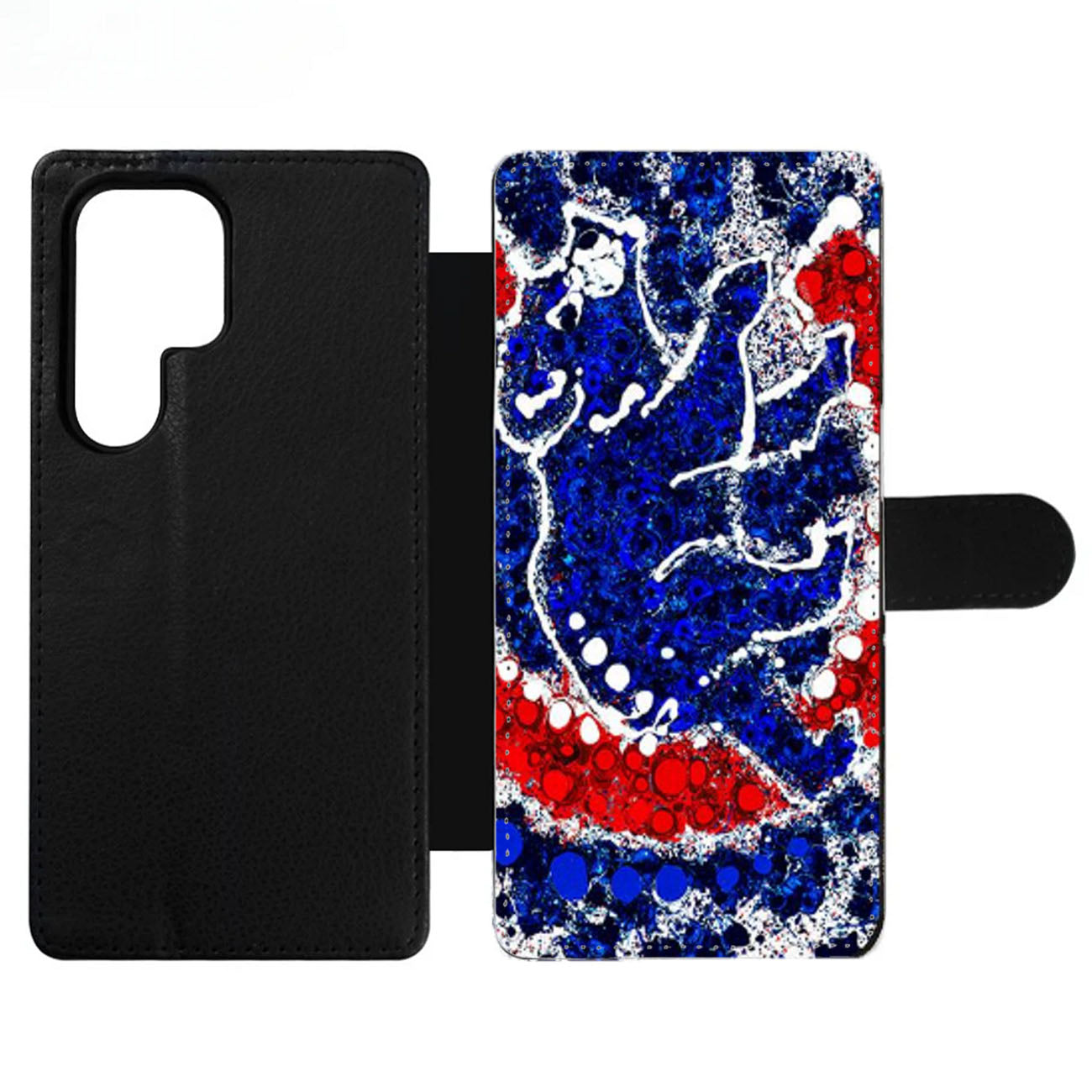 CHICAGO CUBS LOGO ART Wallet Samsung Case