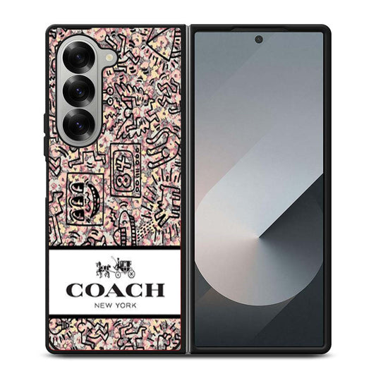 COACH NEW YORK ABSTRACK Samsung Z Fold 6 Case