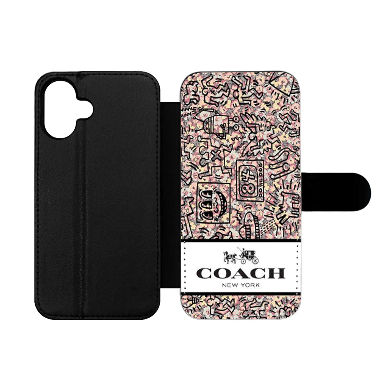 COACH NEW YORK ABSTRACK Wallet iPhone Case