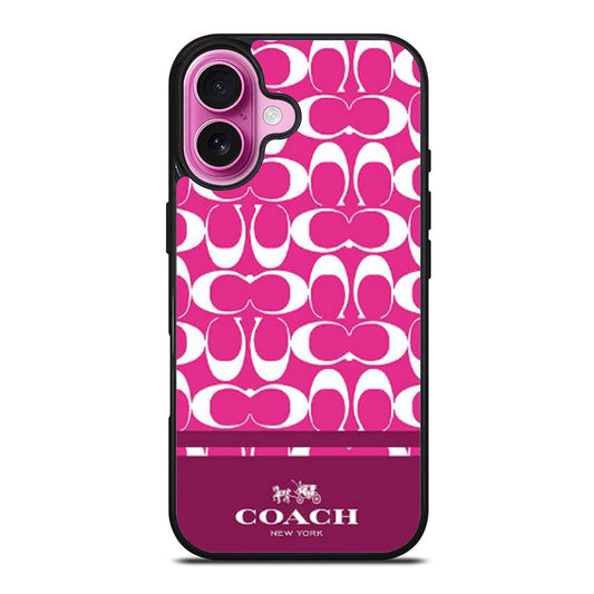 COACH PINK NEW YORK iPhone Case Cover