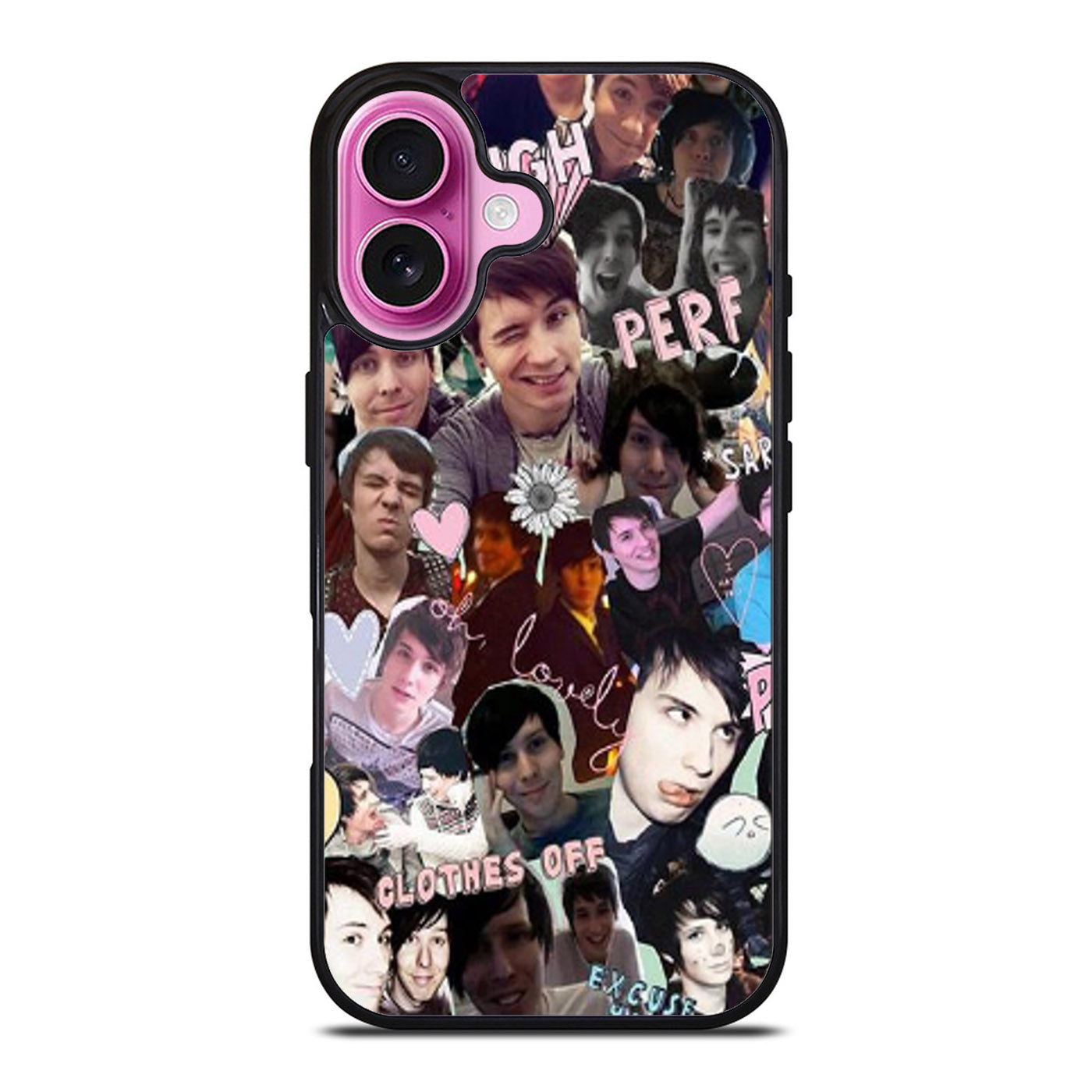 COLLAGE DAN AND PHIL iPhone Case Cover