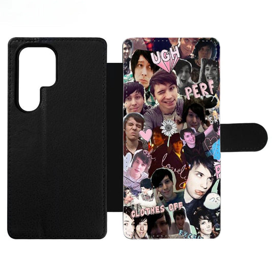 COLLAGE DAN AND PHIL Wallet Samsung Case