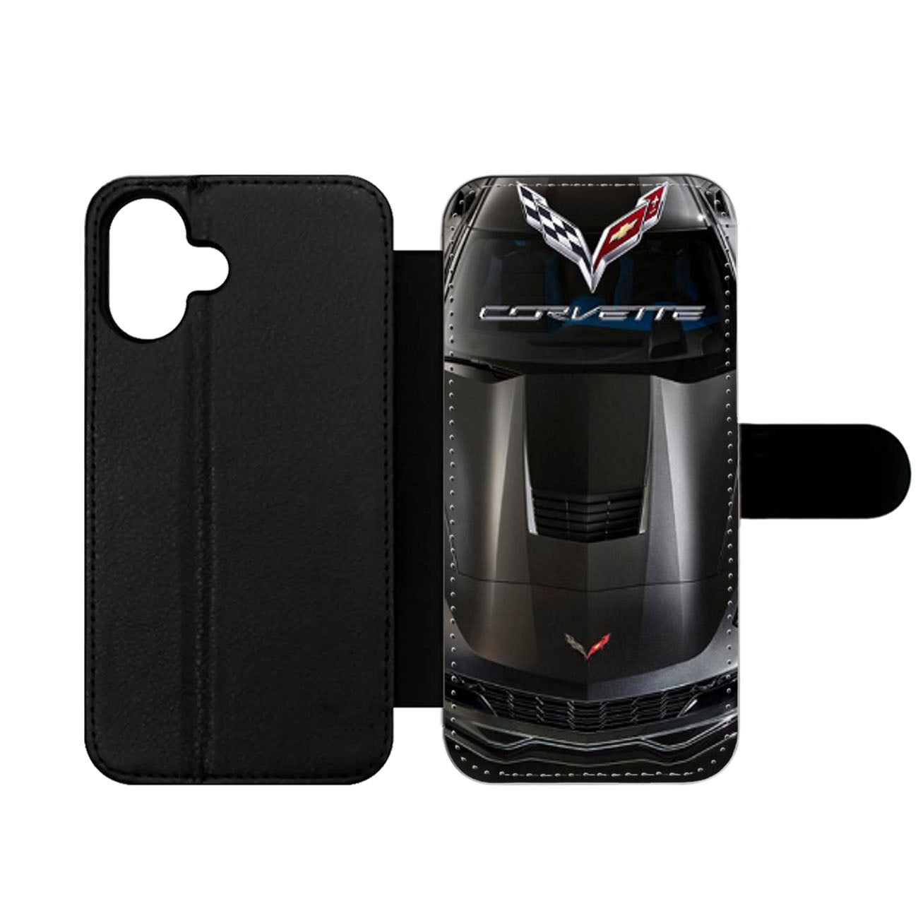 CORVETTE CAR GRAY Wallet iPhone Case