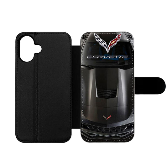 CORVETTE CAR GRAY Wallet iPhone Case