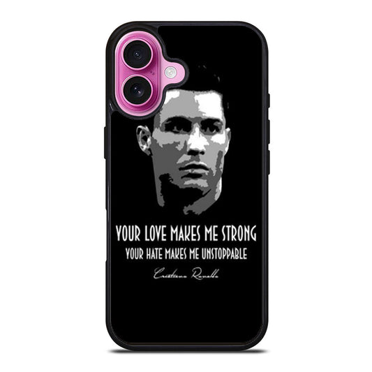 CRISTIANO RONALDO CR7 QUOTE iPhone Case Cover