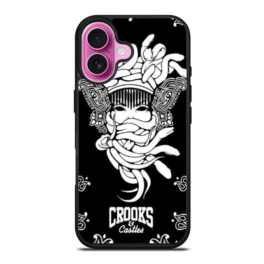 CROOKS AND CASTLES BLACK WHITE iPhone Case Cover