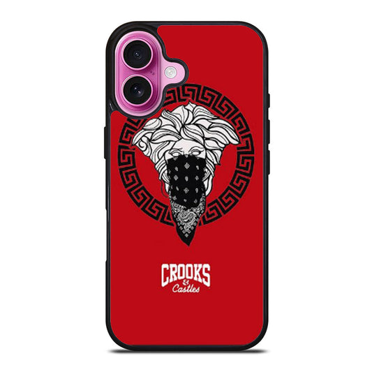 CROOK AND CASTLES BANDANA RED iPhone Case Cover