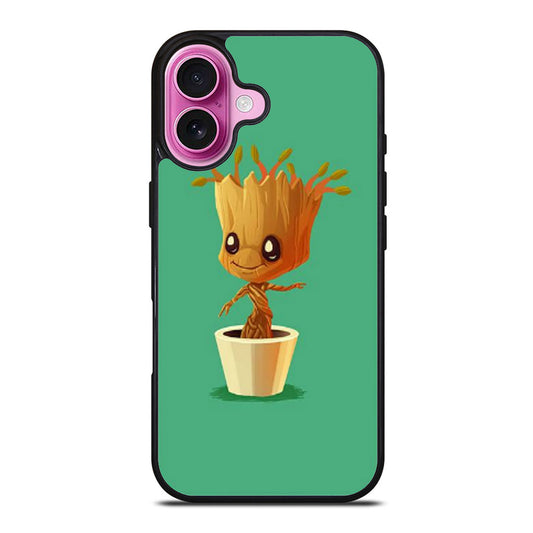 CUTE BABY GROOT IN THE POT iPhone Case Cover