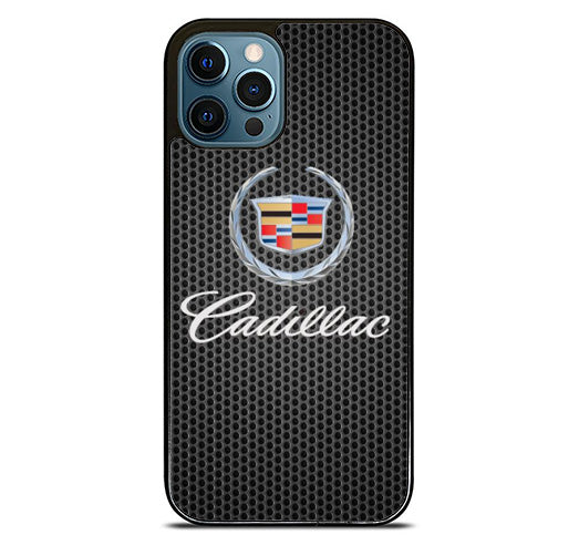 Cadillac Black Carbon iPhone 14 Pro Max Case