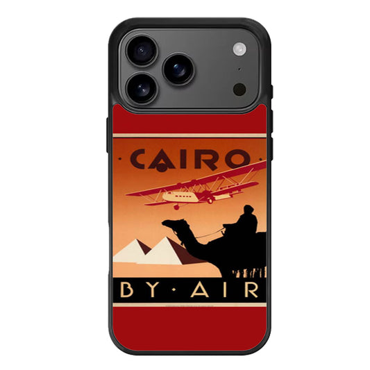 Cairo Egypt Vintage Travel Poster iPhone 17 Pro Max Case