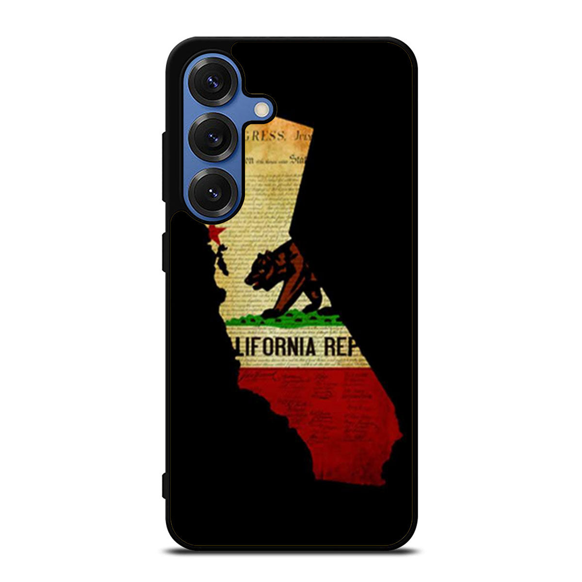 California State Grunge Samsung S25 Ultra Case
