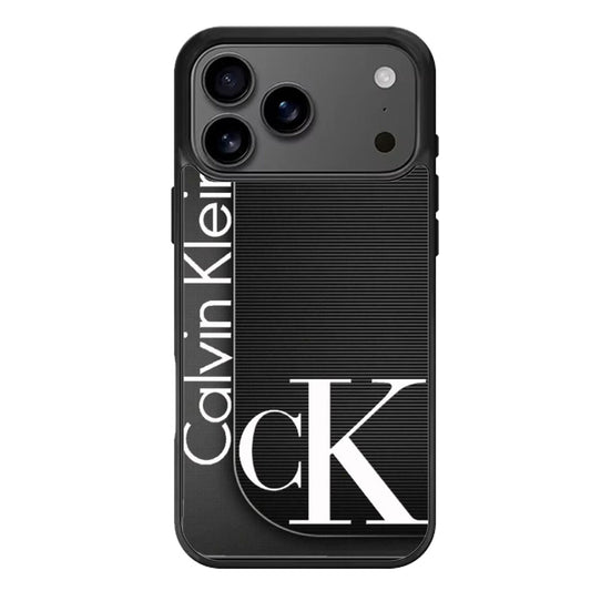 Calvin Klein Black White iPhone 17 Pro Max Case
