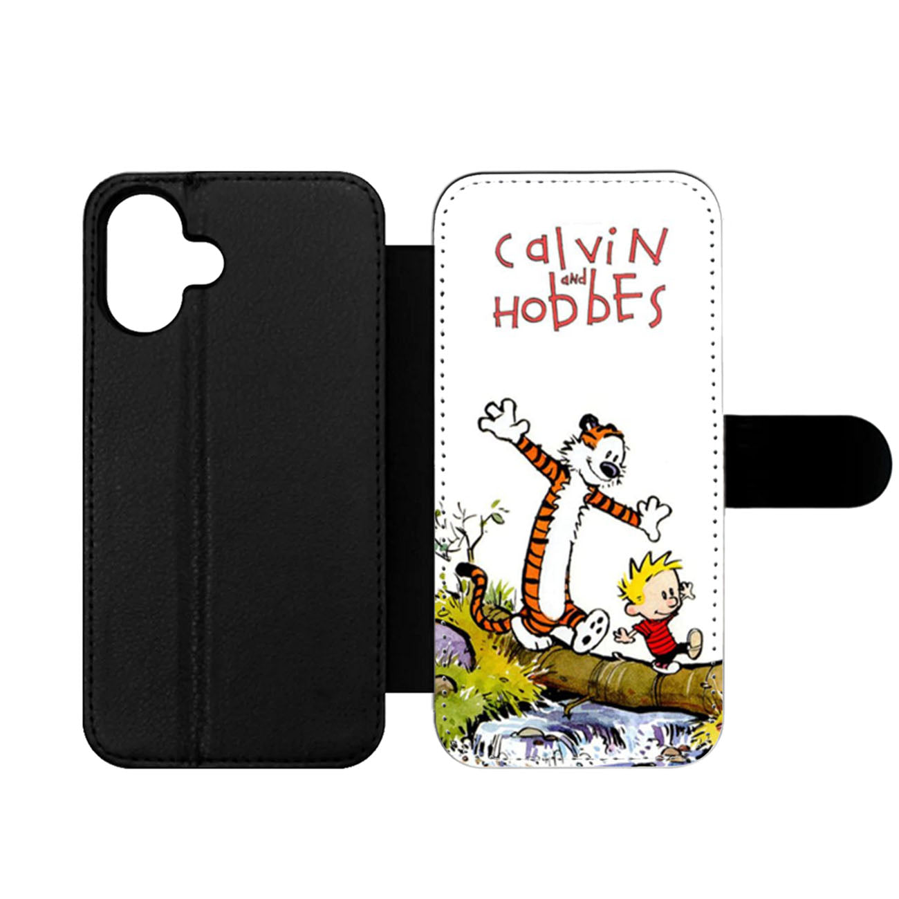 Calvin Hobbes Wallet iPhone Case