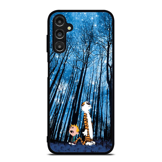 Calvin and Hobbes Forest Stargazing Samsung A16 Case