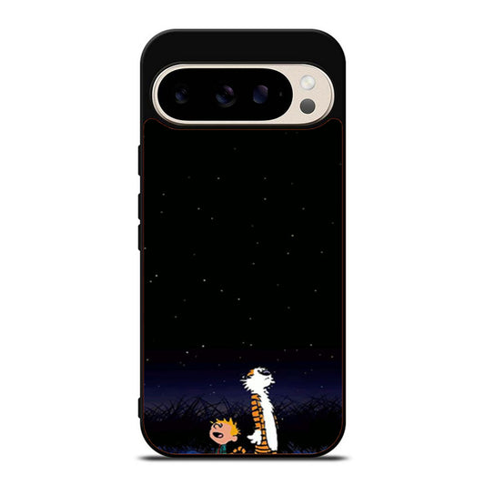 Calvin and Hobbes Star Gazing Google Pixel 9 Pro Case