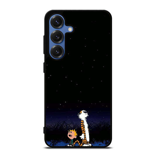 Calvin and Hobbes Star Gazing Samsung S25 Ultra Case