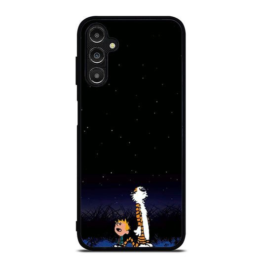 Calvin and Hobbes Star Gazing Samsung A16 Case