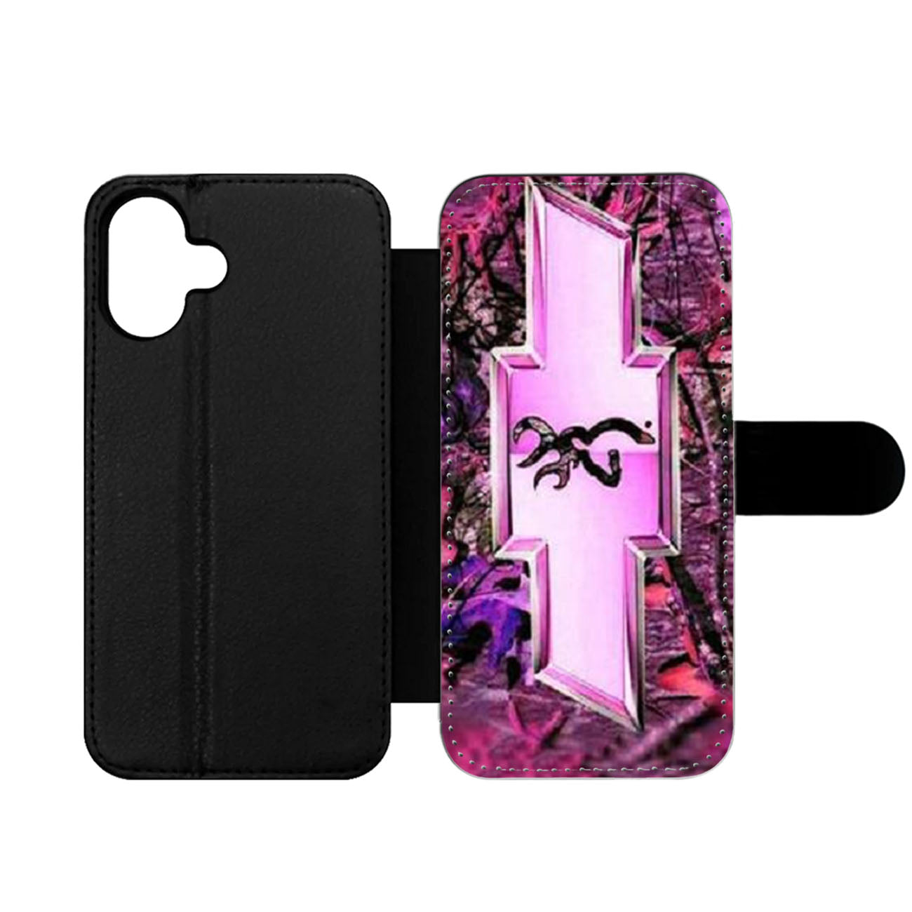 Camo Browning Deer Chevrolet Wallet iPhone Case