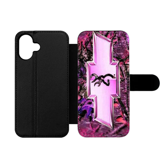 Camo Browning Deer Chevrolet Wallet iPhone Case