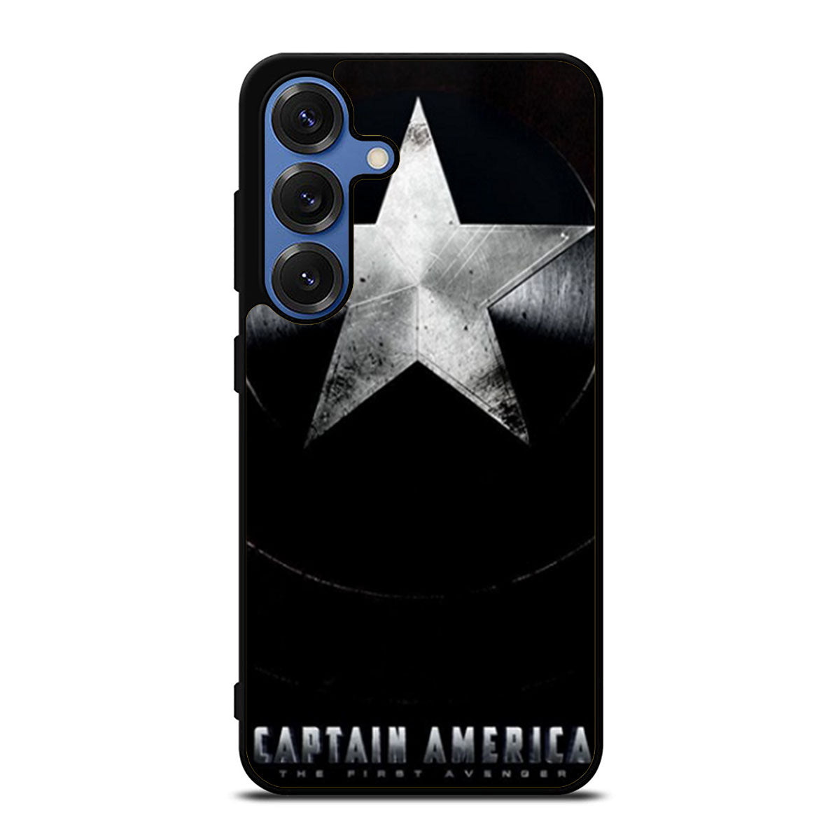 Captain America Shield Black Samsung S25 Ultra Case