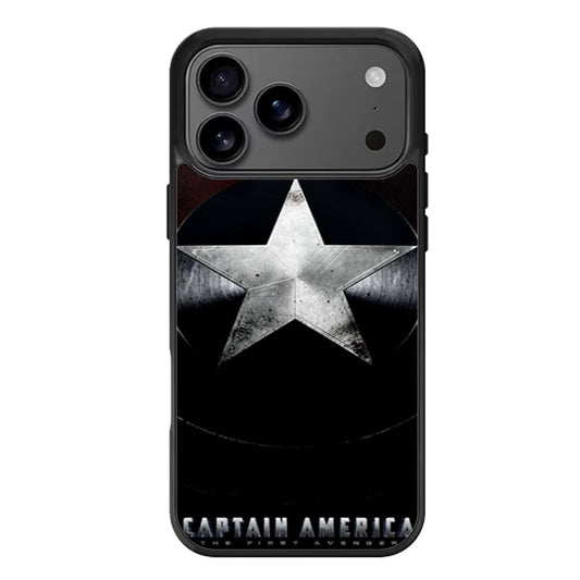 Captain America Shield Black iPhone 17 Pro Max Case