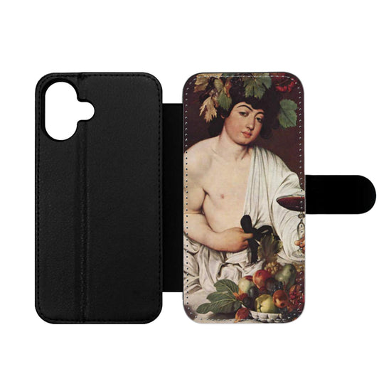 Caravaggio Bacchus Wallet iPhone Case