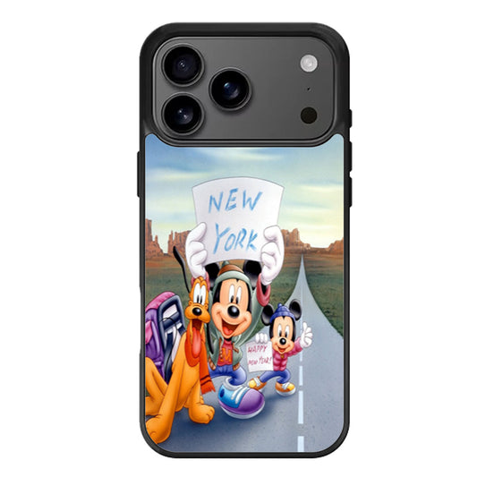 Cartoon Disney and New York iPhone 17 Pro Max Case
