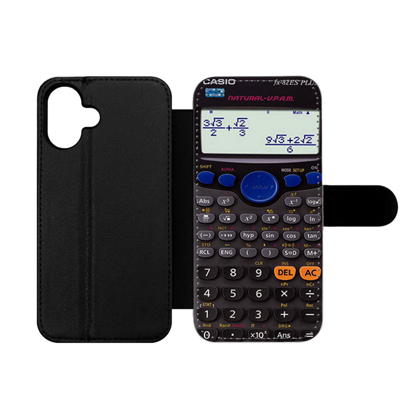 Casio Retro Calculator Wallet iPhone Case