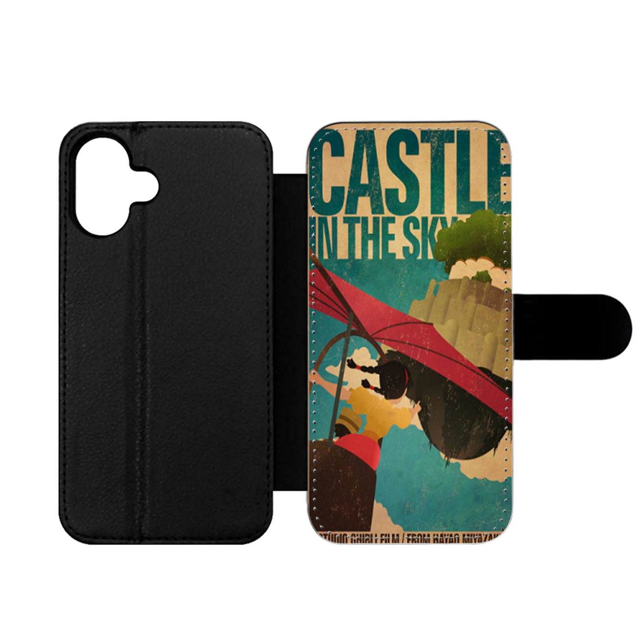 Castle In The Sky Wallet iPhone Case