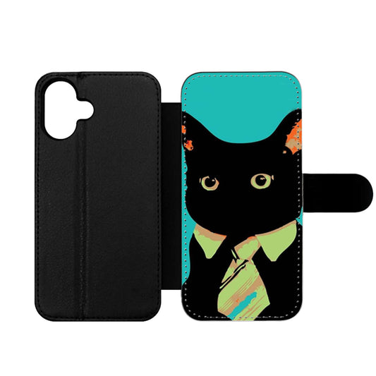 Cat Office Wallet iPhone Case