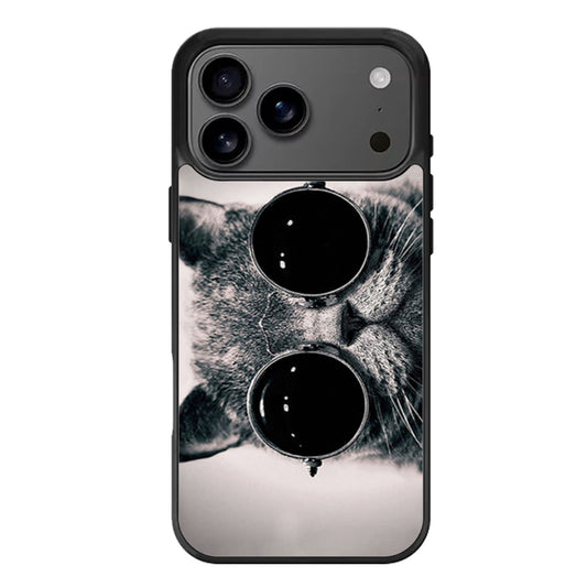 Cat With Sunglasses Two iPhone 17 Pro Max Case