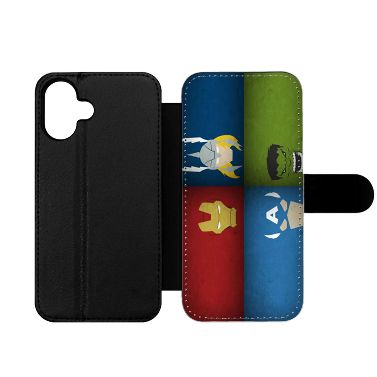 Character Avengers Wallet iPhone Case