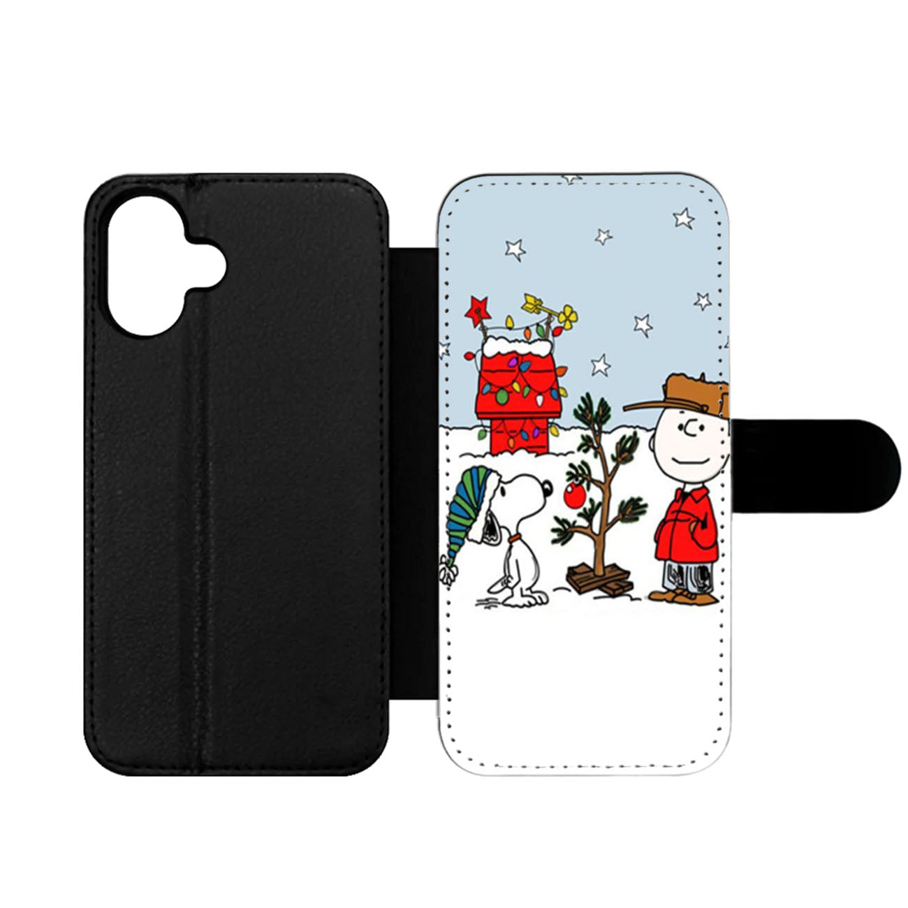 Charlie Brown Christmast Wallet iPhone Case