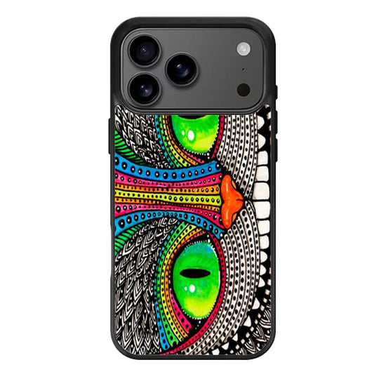 Cheshire Cat Pattern iPhone 17 Pro Max Case