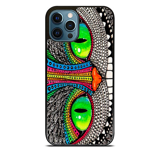 Cheshire Cat Pattern iPhone 14 Pro Max Case