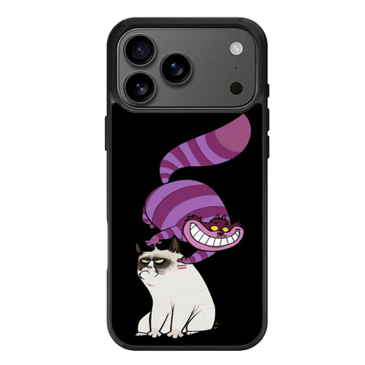 Cheshire Cat and Grumpy Cat iPhone 17 Pro Max Case