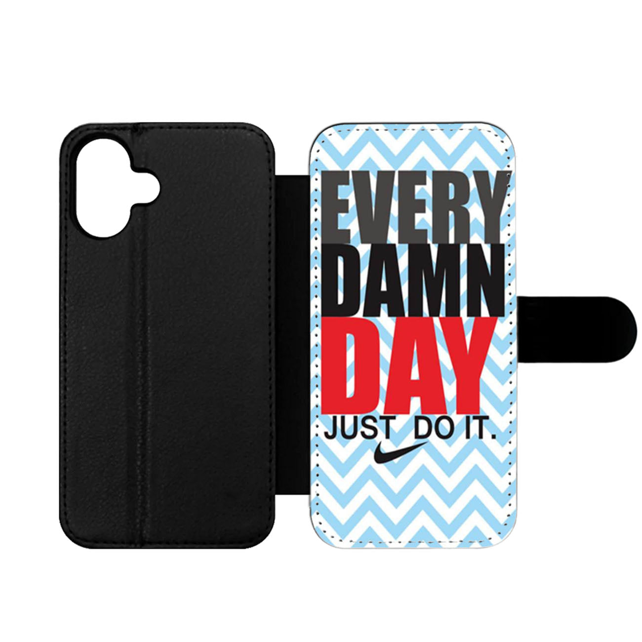 Chevron Every Damn Day Wallet iPhone Case