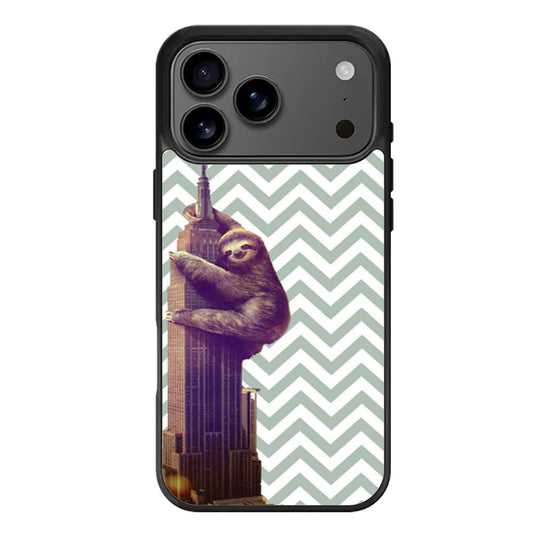Chevron Sloth Empire Building iPhone 17 Pro Max Case