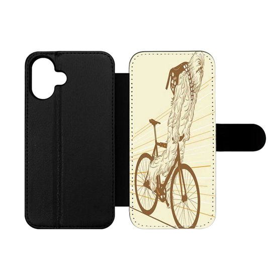 Chewbacca Biking Star Wars Wallet iPhone Case