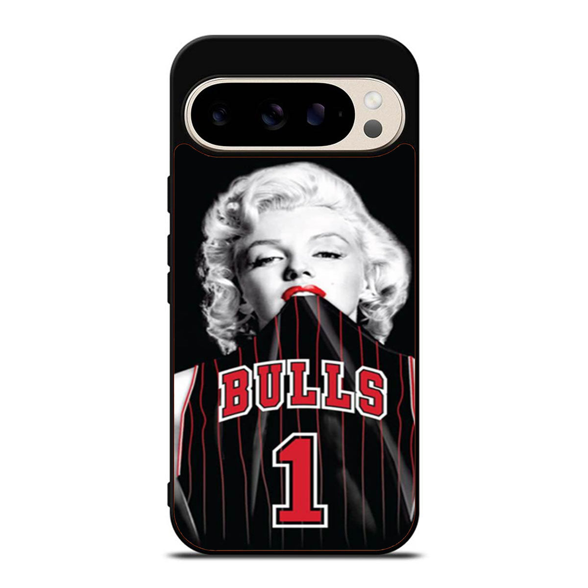 Chicago Bulls Jersey Marilyn Monroe Google Pixel 9 Pro Case