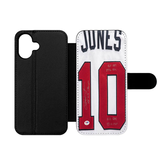 Chipper Jones Atlanta Brave Wallet iPhone Case
