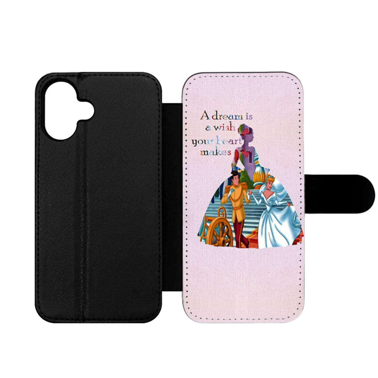 Cinderella Quote Disney Wallet iPhone Case