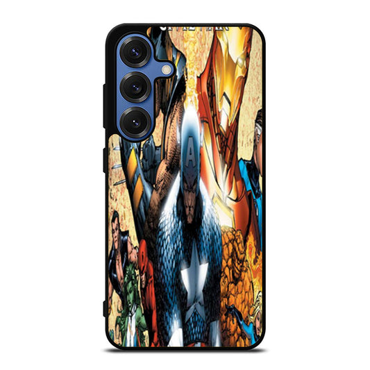 Civil War Iron Man Captain America Wolverine Samsung S25 Ultra Case
